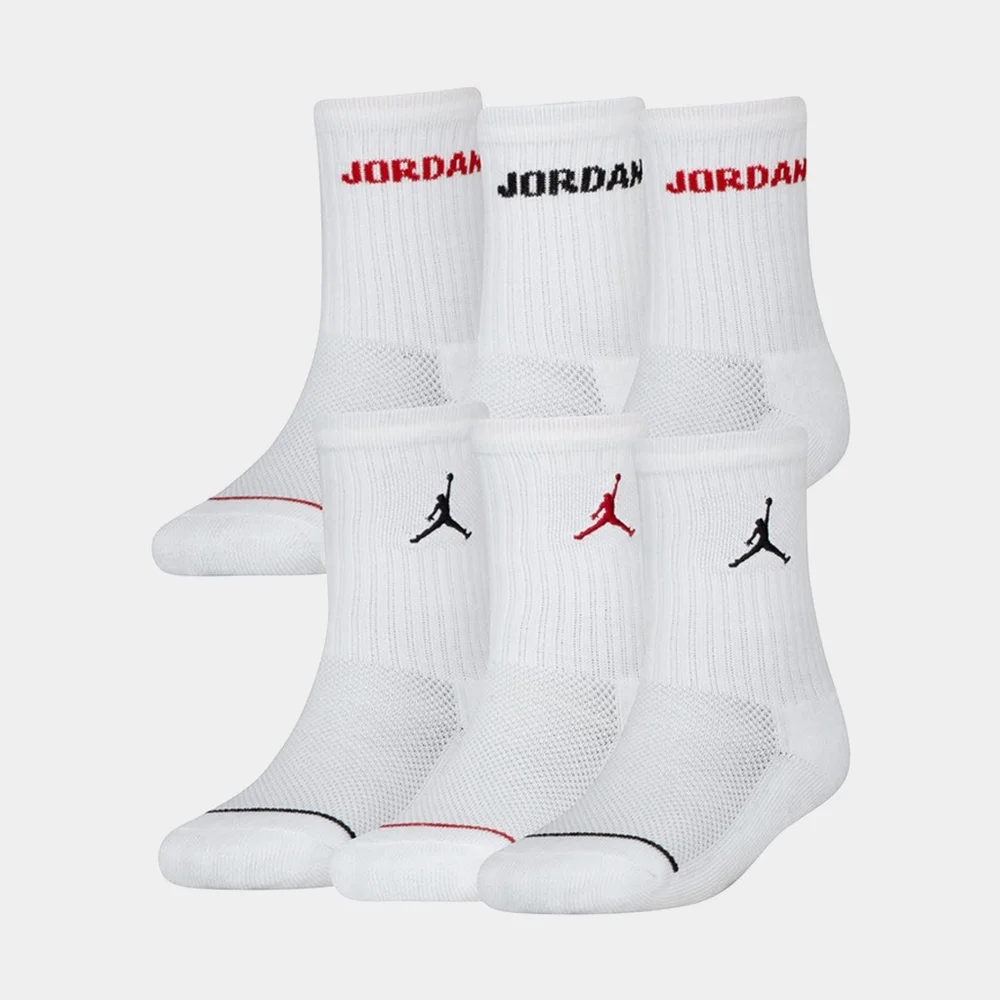 Air Jordan Legend 6 Pack Cushioned Socks. Brand New. Big Kids 5y - 7y.